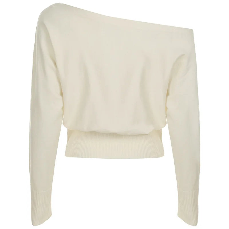 Aluna Off-Shoulder Knit Sweater